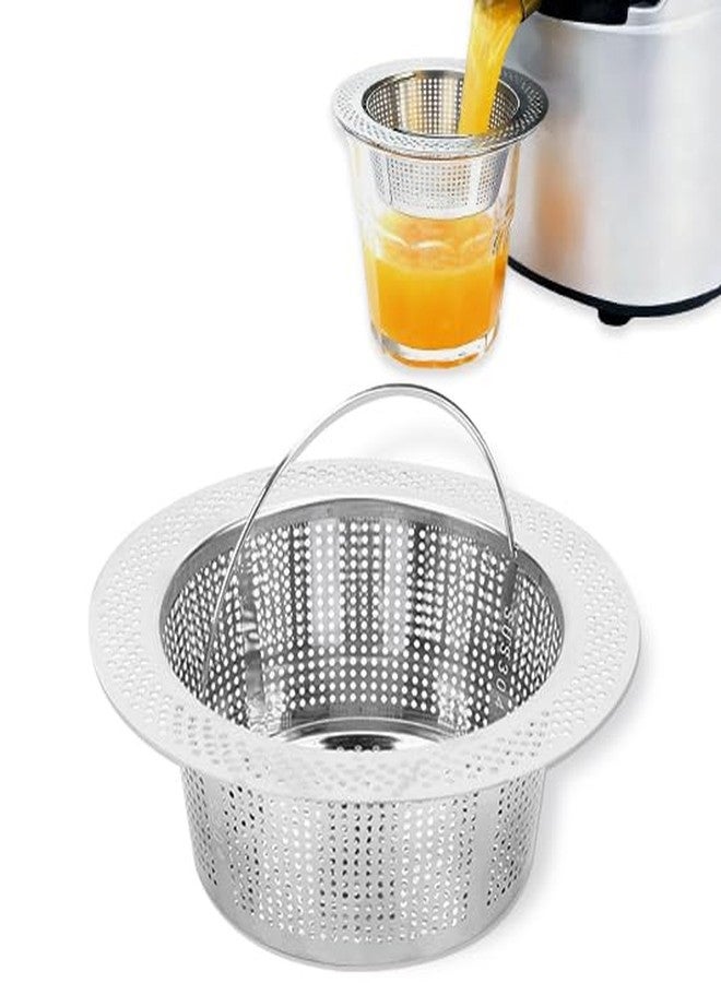 OGNWFUNK Juice Strainer Compatible with Nama J2 Cold Press Juicer - Stainless Steel Fine Pulp Filter, Easy to Clean by Hand, Ideal Juicing Accessory for Fresh Homemade Drinks - Image 1